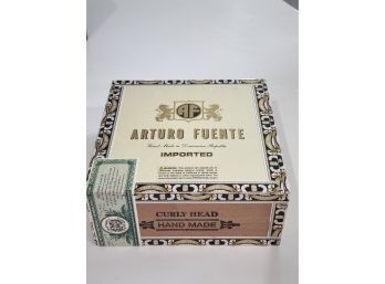 Arturo Fuente Curly Head Wood Cigar Box - G
