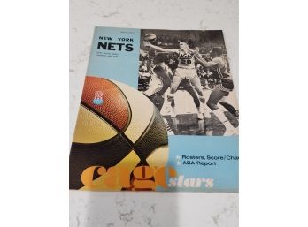 1968 NY Nets - Long Island Arena, Commack Program