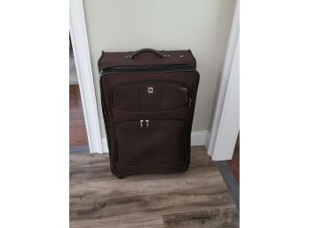Large Brown Delsey Suitcase - Clean