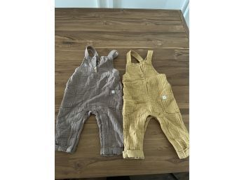 Adorable Baby Overalls By Carters Organic Little Planet Line 6 Month