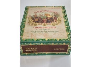 A J Fernandez Wooden Cigar Box - A