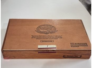 Padron Cigar Box- Wood - E