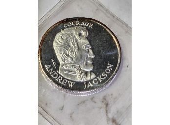 1985 Liberty Lobby - Andrew Jackson Coin .999 Silver