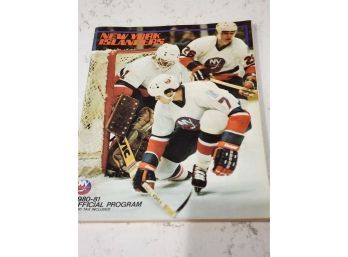 1980-1981 NY Islanders Official Program
