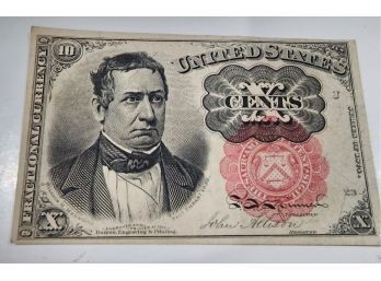 1874 10 Cent Fractional Currency #2