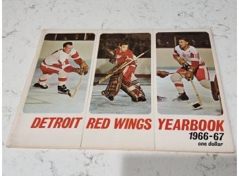 1966-67 Detroit Red Wings Yearbook