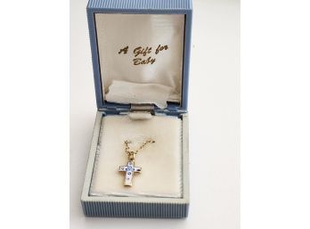 13' Baby Necklace -   Cross