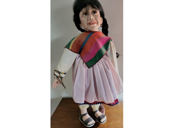 Cal Hasco Numbered Doll With Braids By Frieda Shipman