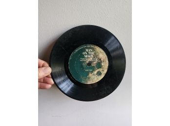 Man On The Moon 45 By Walter Cronkite