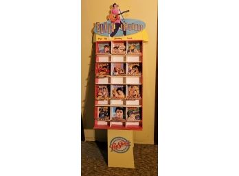 Elvis Pop Shots Card Display Stand - Cardboard 5ft