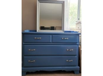 4 Drawer Blue Dresser