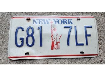 G81-7LF NY Plate