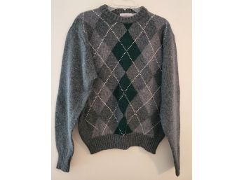 McGregor - L - Argyle Wool Sweater
