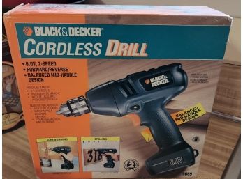 Black And Decker Drill - New In Sealed Box