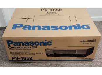 Panasonic PV-4652 VCR - New Sealed In Box