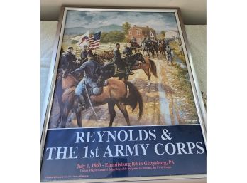 Reynolds And The 1st Army Corps Print 20 X 26