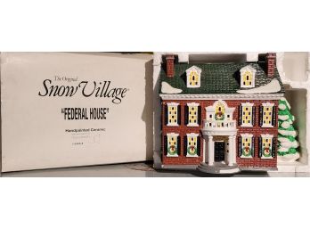 Dept 56 Snow Village Federal House