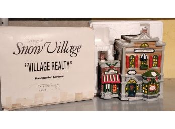 Dept 56 Snow Village- Village Realty