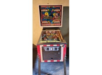 1973-74 Bally Circus Pinball Machine - Works