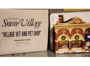 Dept 56 Snow Village - Village Vet & Pet Shop