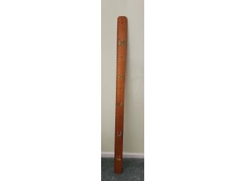Wooden Vintage Growth Stick