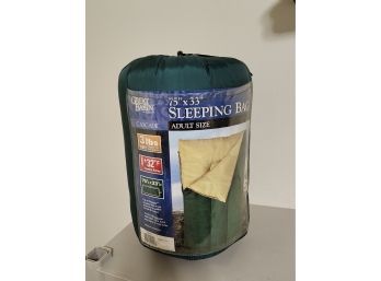 Adult Sized Sleeping Bag - Green