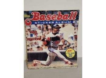 1983 Baseball Sticker Album