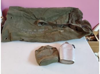Ww2 Duffle And Canteen