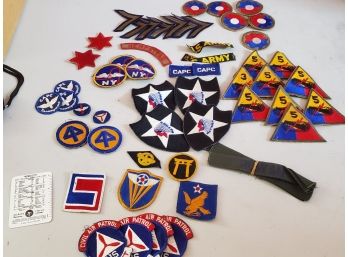 Huge Lot Of Military Patches