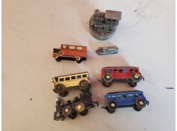 Mini Toy Trains And Bus