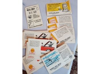 Vintage Shell Customer Postcards