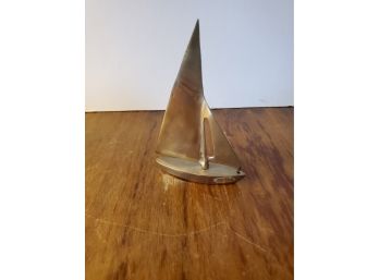 Small Brass Sailboat