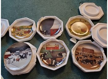 Cow Plates Collection Of 6