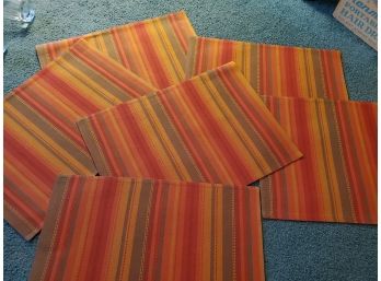 6 Striped Placemats