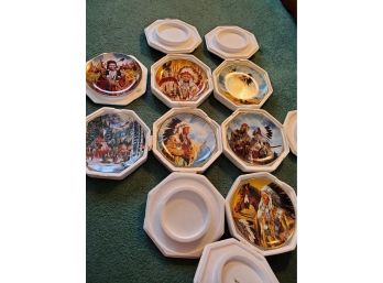 Native American Plates Lot Of 7
