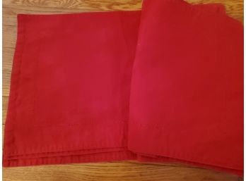 8 Red Placemats