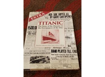 1998 Titanic Book Actual Newspaper Articles From When It Happened