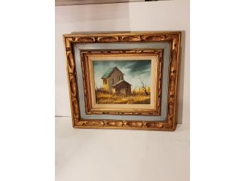 Original Oil Painting - Everett Woodson 16 X 18 Framed