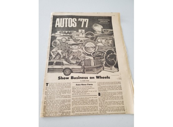 77 Auto Show Paper