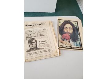 John Lennon And Beatles Ephemera
