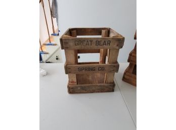 Great Bear Wooden Crate