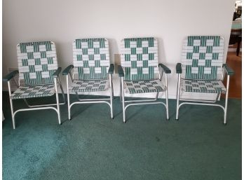 4 Vintage Lawn Chairs