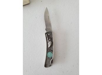 1986 Buck Knife - Keep The Torch Lit - Statue Of Liberty Pocket Knife