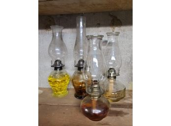 Collection Of Oil Lamps