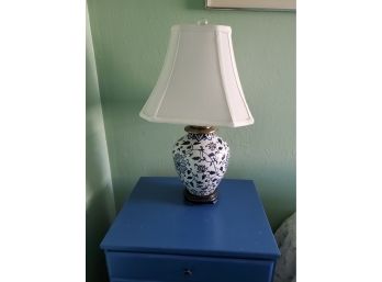 Blue & White Lamp - 21' Tall