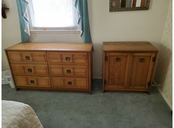 Bedroom Furniture , Dresser, Cabinet And Corner Desk
