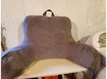 Large Support Pillow - Gray- With Side Pocket - 15' High X 30' Wide