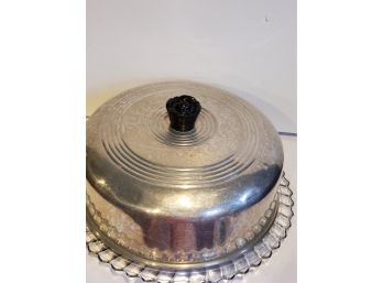 1940s Cake Plate And Cover
