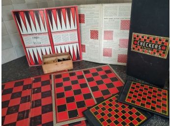 Collection Of Chess And Checker Boards