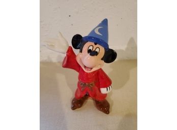 Fantasia Mickey- 4' - Has Big Chip On Nose That Was Colored In